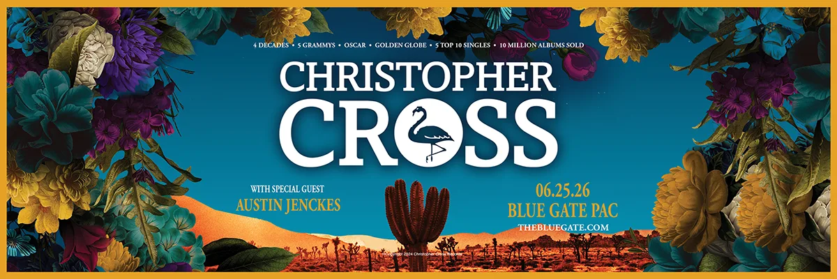 Christopher Cross feat. Austin Jenckes - June 25, 2026 - Shipshewana, IN